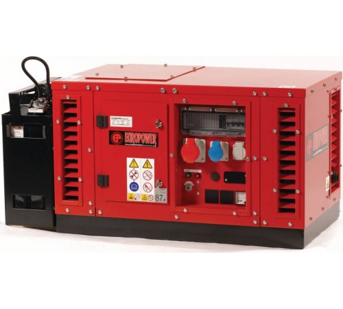 Бензиновый генератор Europower EPS 6500 TЕ трехфазный в шумозащитном кожухе
