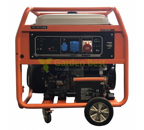 Бензиновый генератор Zongshen PB 18003 E с электростартом