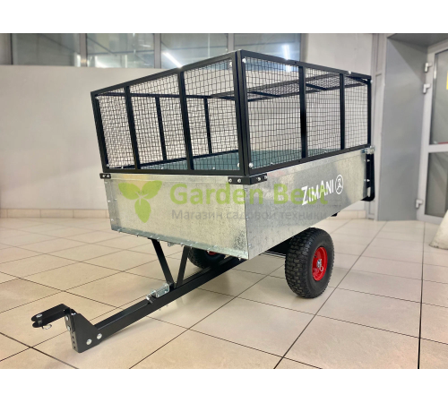 Прицеп ZimAni Stainless steel 500S с бортами и механизмом опрокидывания