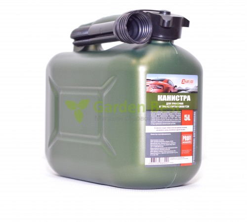 Канистра для топлива 3ton PROFI 5 л. пластиковая с наливным устройством 