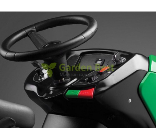 Садовый трактор Caiman Comodo 2WD 107D2K с блокировкой дифференциала