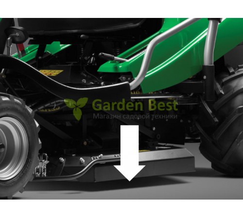 Садовый трактор Caiman Croso 2WD 97D2C для высокой травы и работы на склонах