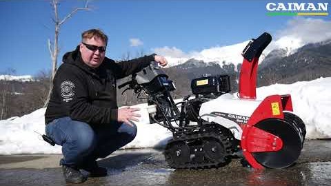 Снегоуборщик Caiman Edo 32H гусеничный